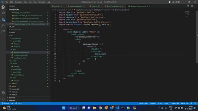 React Js Part - 18 Todo Application смотреть онлайн
