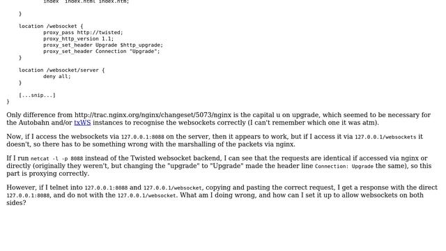DevOps & SysAdmins: Nginx not proxying websockets properly смотреть онлайн