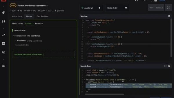 Codewars. Как решать задачи? Разбор задачи на JavaScript