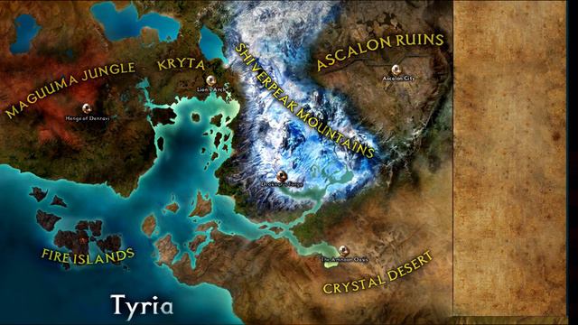 Guild Wars 2 - The Maps of Tyria | Newly Surfaced Early Concepts смотреть онлайн