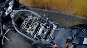 Замена ЦЕПЕЙ ГРМ HONDA VFR 800 Часть 1