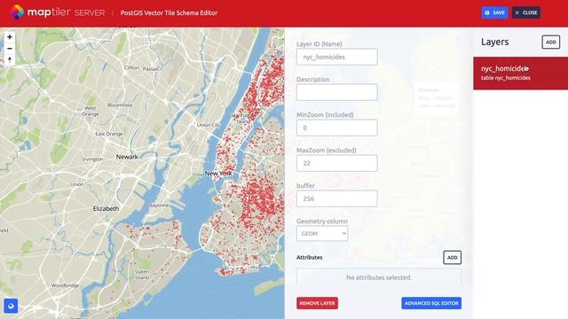 Vector Tiles from PostgreSQL | MapTiler Server смотреть онлайн