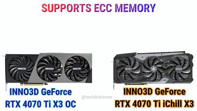 INNO3D GeForce RTX 4070 Ti X3 OC vs INNO3D GeForce RTX 4070 Ti iChill X3 Comparison смотреть онлайн