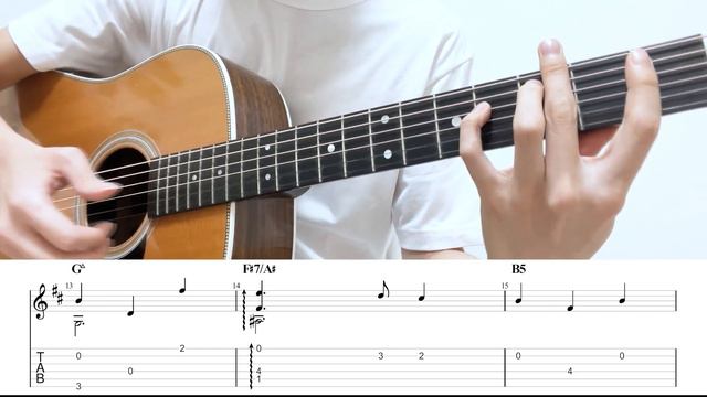 【TAB+Tutorial】Genshin Impact - Les murmures des flots - Fontaine's Melancholy Guitar BGM смотреть онлайн