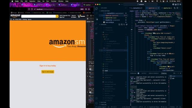 Build custom sign in page for NextAuth | callback function for session | NextAuth | Typescript смотреть онлайн