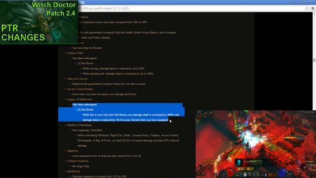 Patch 2.4 PTR Witch Doctor Changes Diablo 3 Reaper of Souls смотреть онлайн