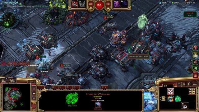 StarCraft II Co-Op: Mengsk vs Brutal+ смотреть онлайн