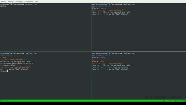 C Programming Language - Real Time Messaging - Demo смотреть онлайн