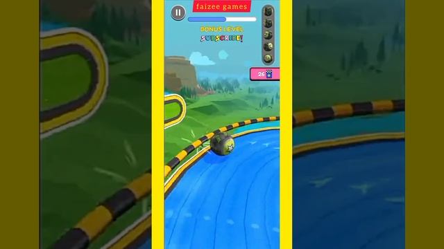 Going Balls Game ] Bonus Level , Exiting free Game #faizeegames #youtubeshortsvideo смотреть онлайн