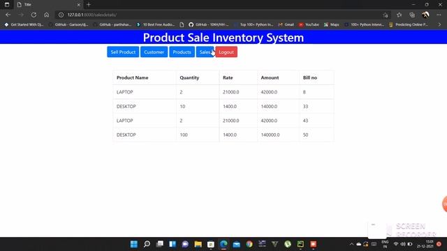 Product Sale Inventory System | Can Modifiable | Django | Python смотреть онлайн