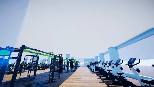 Пример 3D-планировки в Gymdesigner смотреть онлайн