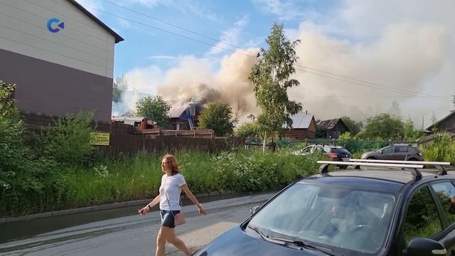 В Петрозаводске сгорел жилой деревянный дом на улице Щорса смотреть онлайн