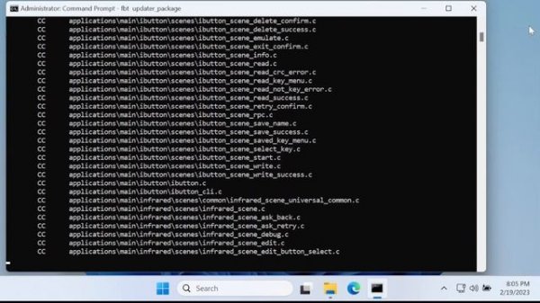 Flipper Zero - building and installing firmware