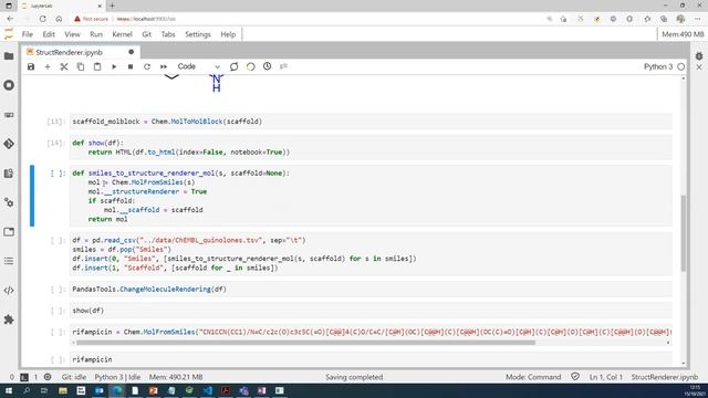 Paolo Tosco An RDKit-based JavaScript component for moleculevisualization смотреть онлайн