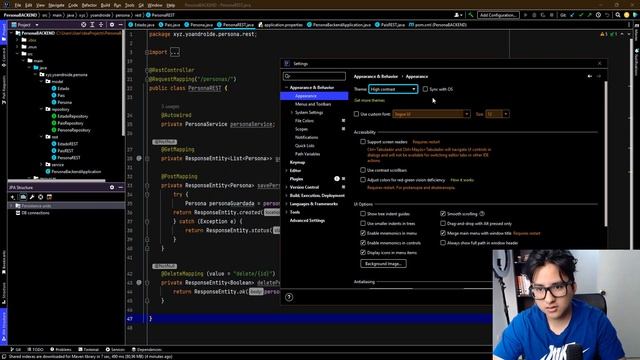 Como activar el modo oscuro dark en intellij IDEA e instalar temas personalizados смотреть онлайн