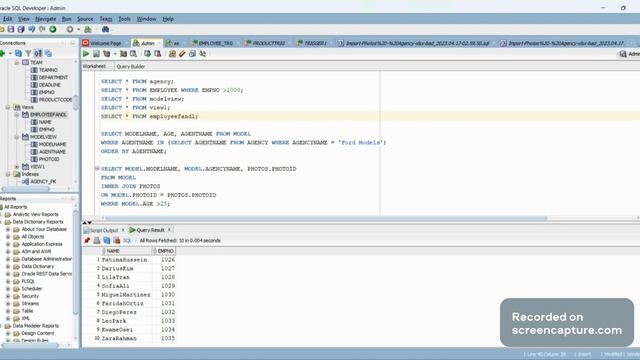 Oracle DB Demonstration смотреть онлайн