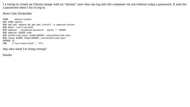 Docker login via ssh always asks for password смотреть онлайн