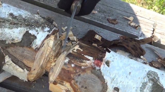 Мастерская "Слон & К." Тест ножа из дамасской стали. Часть 3. смотреть онлайн