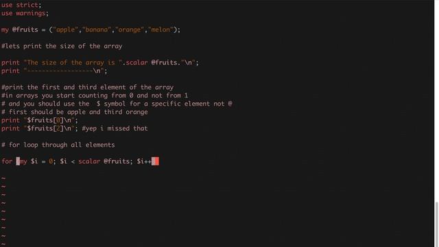 Arrays in Perl part 2 смотреть онлайн