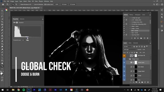 Photoshop 2021 Full Portrait Tutorial (Frequency Separation, Dodge & Burn, Color Grading) смотреть онлайн