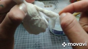 Ёлочная игрушка коза- дереза для начинающих.