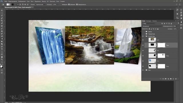 1. Урок. Простой коллаж (по просьбе) - 1 Lesson. A Simple Collage