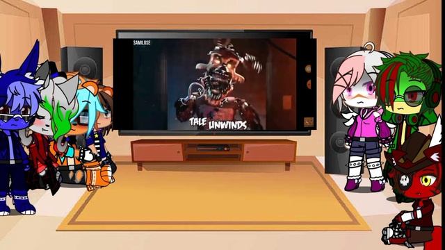 Security breach React to FNAF songs //break my mind by SAmilose SAL// gacha club// смотреть онлайн