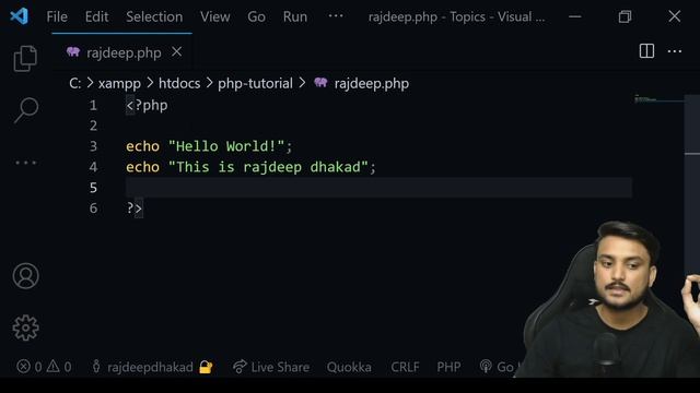 Basic PHP Syntax - Beginner PHP Tutorial - Part 3 - Hindi смотреть онлайн