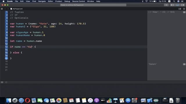 2 | IF, КОРТЕЖИ | УРОКИ SWIFT 5.3 НА РУССКОМ смотреть онлайн