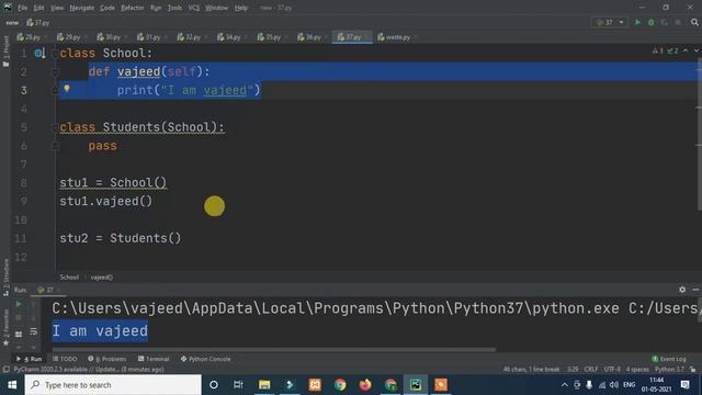 [Kannada]-Single inheritance in python || python complete course in Kannada || by Script Kiddie смотреть онлайн