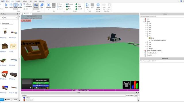 ROBLOX How-To Make an RPG Game! - Part 1 - Basics смотреть онлайн