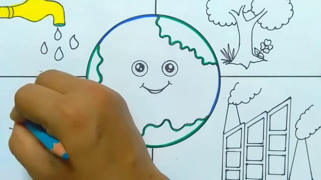 World Environment Day Drawing / World Environment Day Poster / Save Environment Poster | Drawing смотреть онлайн