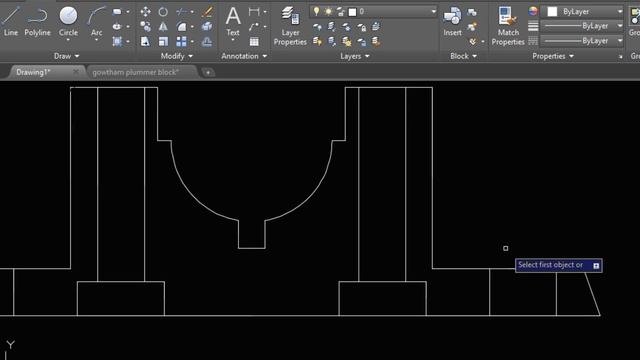 PLUMMER BLOCK 2D with Assembly | AUTOCAD TUTORIALS ( in TAMIL ) смотреть онлайн