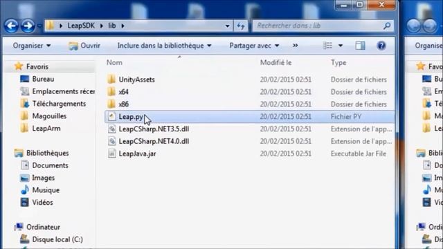 Utiliser le LeapMotion et Python facilement récuperer les données смотреть онлайн
