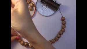 DIY Шикарные бусы из подручных материалов. Мастер класс