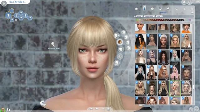 CAS Alpha CC || Ingrid Kerr || The Sims 4 смотреть онлайн