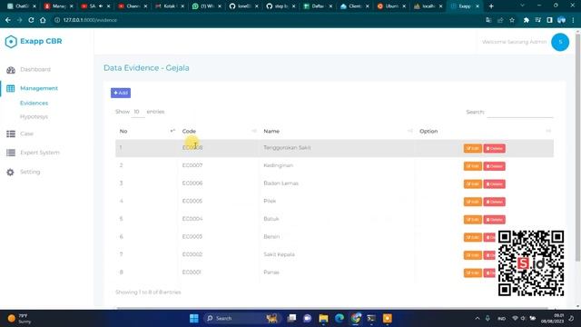 Source Code Sistem Pakar Metode Case Based Reasoning (CBR) смотреть онлайн