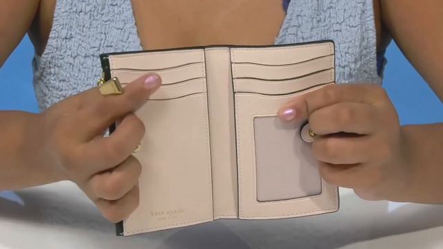 Kate Spade New York Morgan Saffiano Leather Small Slim Bifold Wallet SKU: 9799477 смотреть онлайн