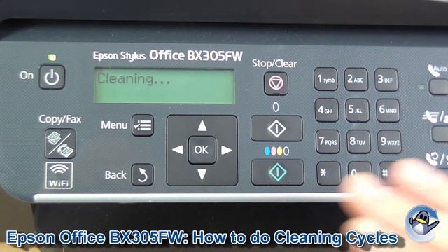 Epson Stylus Office BX305FW: How to do Printhead Cleaning Cycles and Improve Print Quality смотреть онлайн