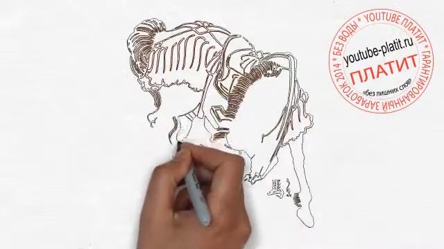Как нарисовать красивую лошадь поэтапно смотреть онлайн