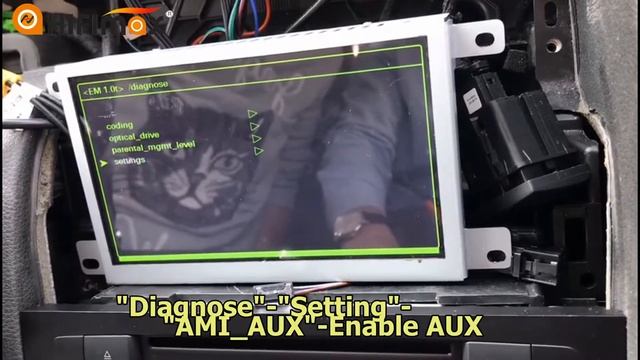 Enable Active Audi AUX, the car without Setup button Audi MMI 2G 3G A1 A4 A5 A6 A7 A8 Q3 Q5 Q7 смотреть онлайн