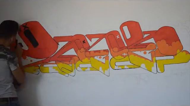 Graffiti - Posca [Speed Drawing] смотреть онлайн