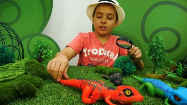 Интерактивные звери: робо-ящерица Robo Alive - ОБЗОР