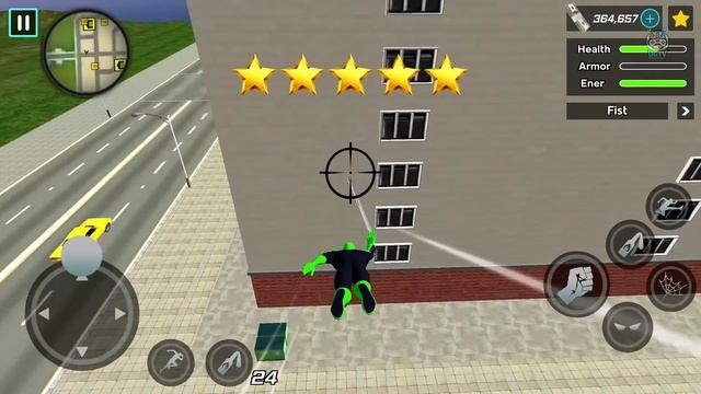 Spider Rope Hero Ninja Gangster Crime Vegas City #8 - Android Gameplay смотреть онлайн
