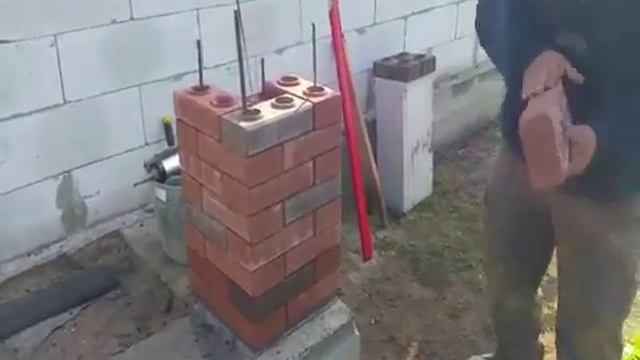 Кладка столбика. Лего кирпич ч.11 смотреть онлайн