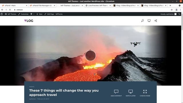 Video Blogging and Podcast Website | YouTube, Vimeo Videos Website |Vlog WordPress Theme смотреть онлайн