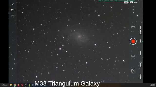 The Moon, M33 Triangulum Galaxy - DWARF II Smart Telescope - Rooster Inn Observatory - 8 July 2023 смотреть онлайн