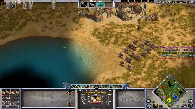 AoMT Hybrid CC, R3, PLAYER PoV+TC - F2+AoL v WKT|B G1 - Age of Mythology: The Titans Hybrid Clan Cu смотреть онлайн