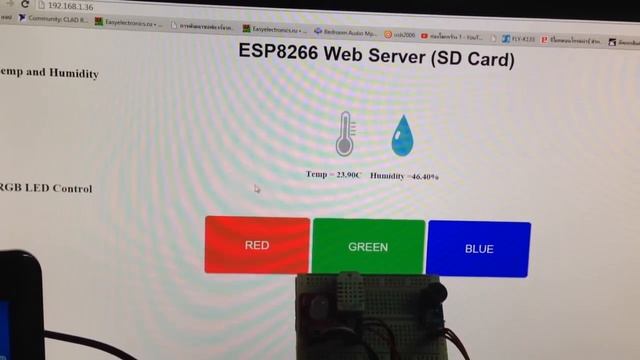 NodeMCU v2 WebServer (SD Card) смотреть онлайн