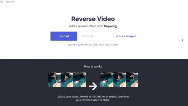 How to reverse a video | Kapwing Online Video Editor